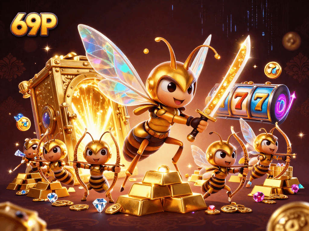 Aposte com 69P e descubra como ganhar em slots com armaduras douradas e tesouros reluzentes.