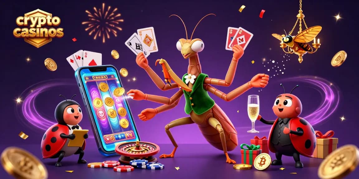 Découvrez des crypto casinos en pleine action avec des cartes et des gains instantanés dans une ambiance festive.