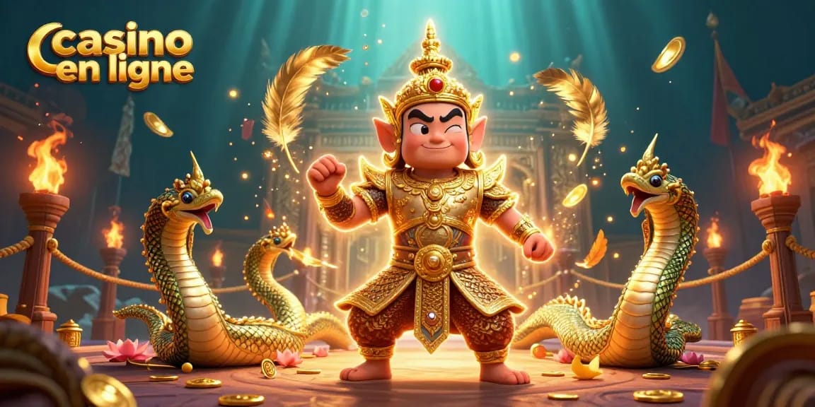 Participez à des jeux passionnants au casino en ligne avec des gardiens 3D dynamiques et des éléments de jeu vibrants.