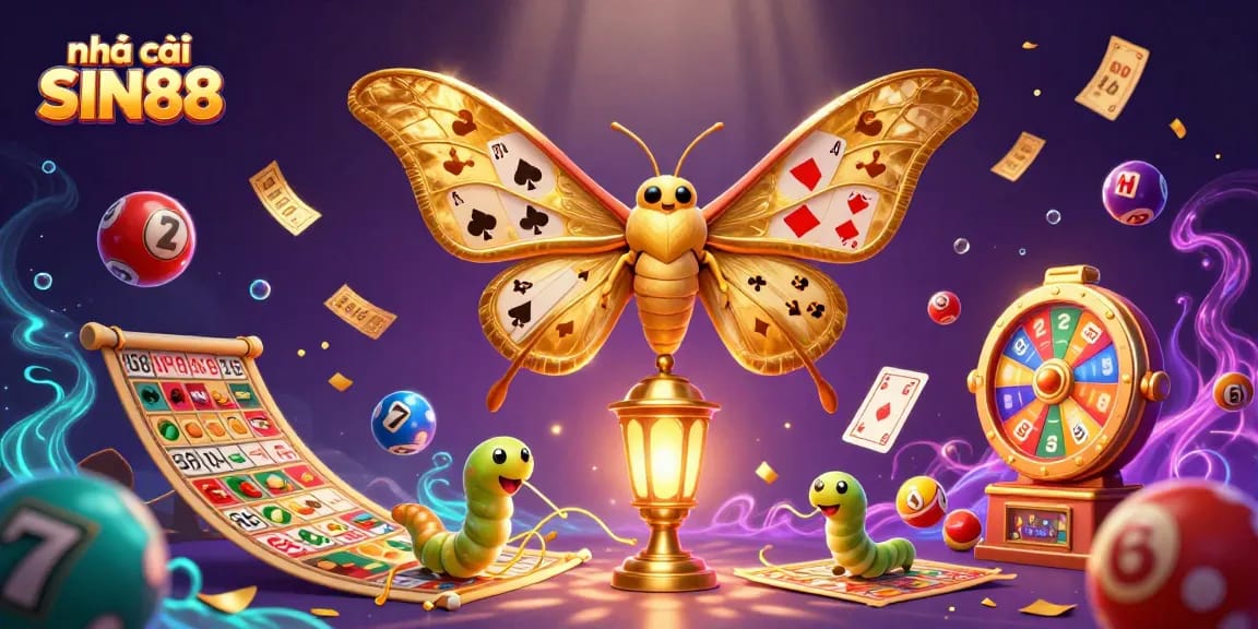 Play and win at nhà cái SIN88 with vibrant casino-themed characters and exciting game elements.