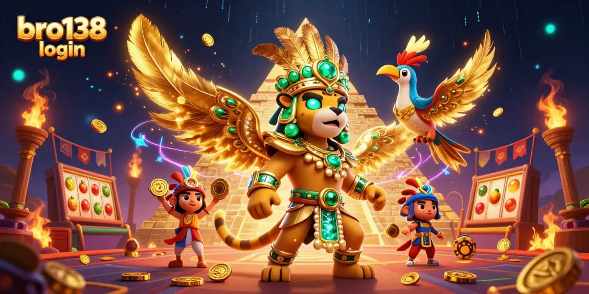 Spin to win with bro138 login in this vivid illustration of vibrant casino action and excitement!