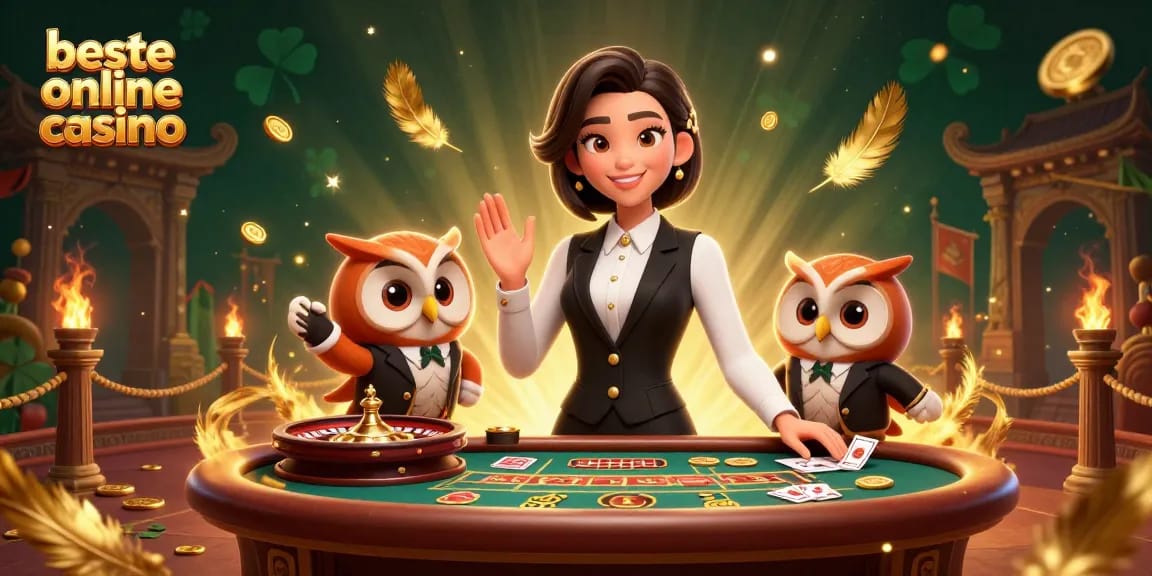 Engage in thrilling games at the beste online casino with a skilled dealer and captivating atmosphere.