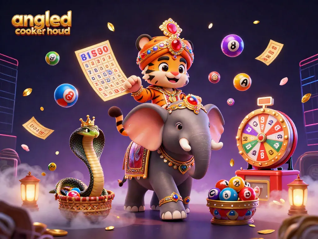 Experience action-packed gameplay with the angled cooker hood design in this vibrant casino scene.