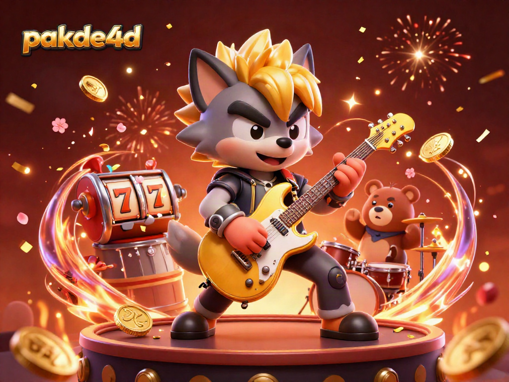 Enjoy thrilling games at pakde4d with a dynamic 3D illustration of exciting casino action.