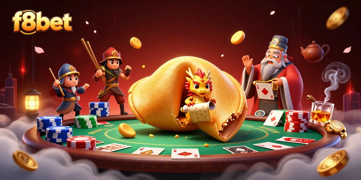 Play at f8bet and enjoy a dynamic casino experience with poker elements and golden fortune themes.