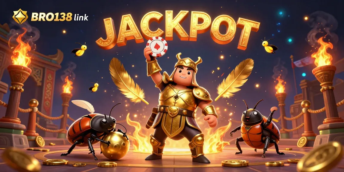 Experience big wins at BRO138 link with lively illustrations of jackpot excitement in a 3D casino world.