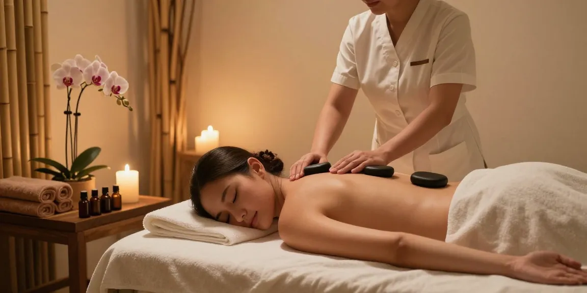 LUCK8 Spa Treatment: Luxurious massage therapy scene for rejuvenation.