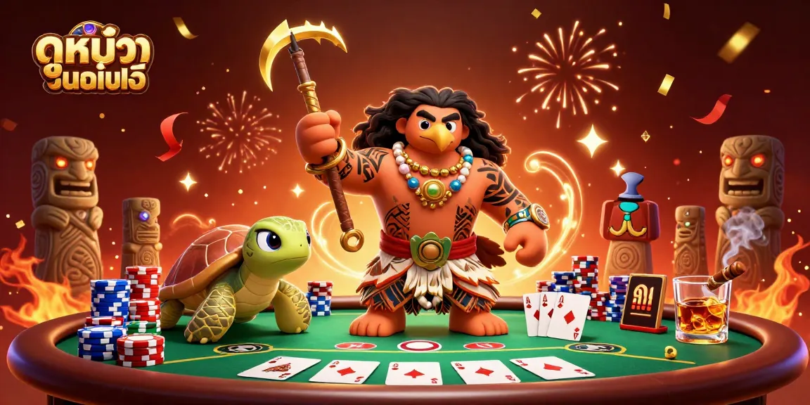Experience ดูหนังออนไลน์ in stunning 3D with vibrant casino elements and intense poker action.