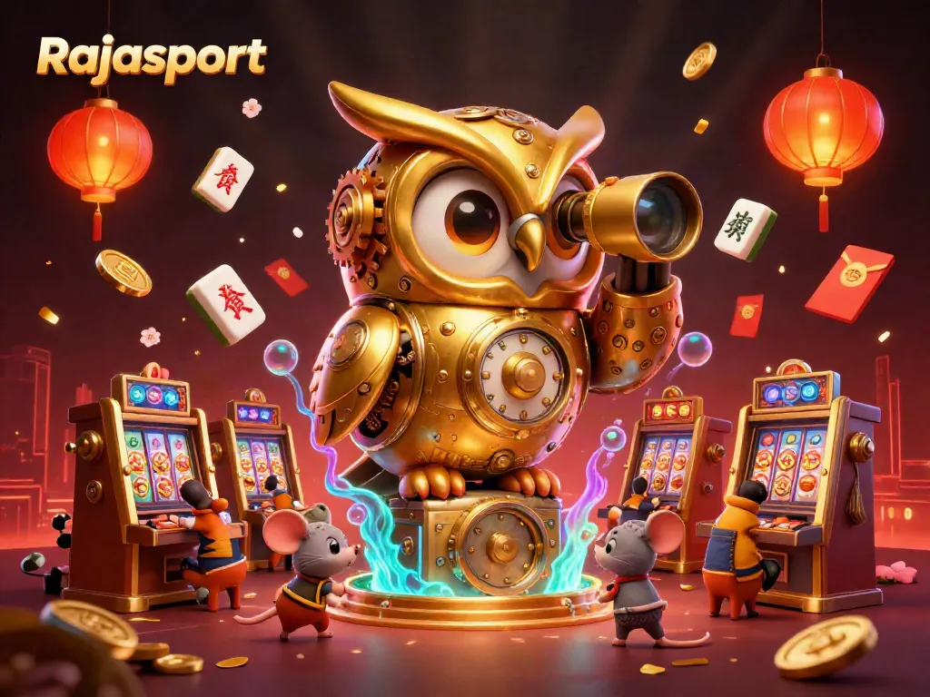 Rajasport menyajikan pengalaman bermain game slot luar biasa dengan jam tangan hias burung hantu di kasino