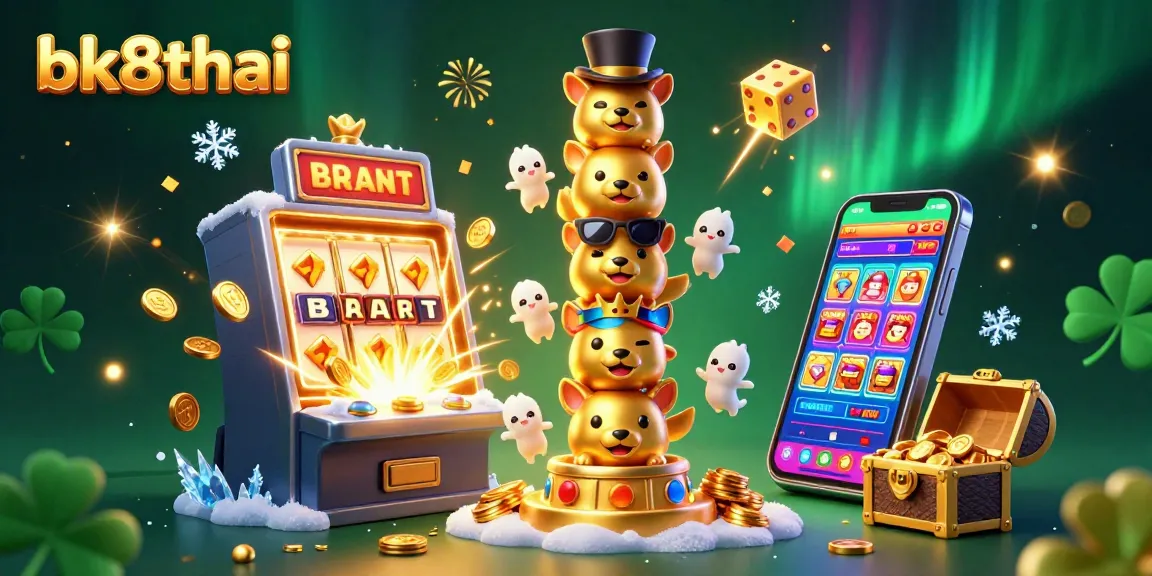 Experience the excitement of bk8thai with dynamic casino elements bursting with colors and jackpots.