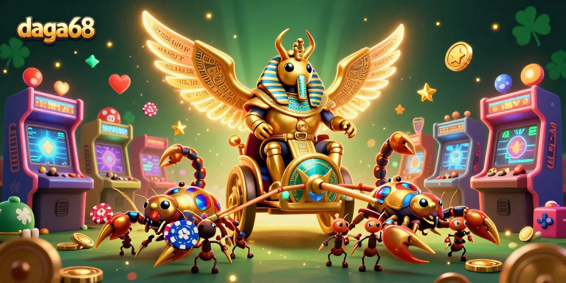 Experience the excitement of cockfighting with daga68's vibrant game elements and dynamic characters in action.