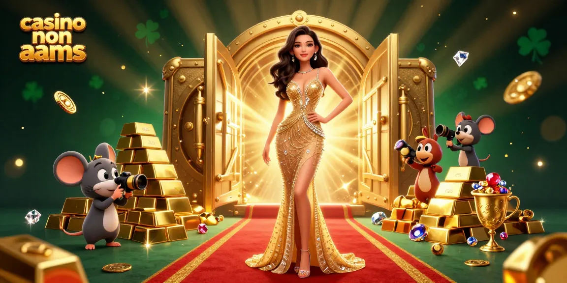 Immergiti nel vibrante mondo dei casinò non AAMS con una scena glamour straordinaria di elementi ricchi di casinò.