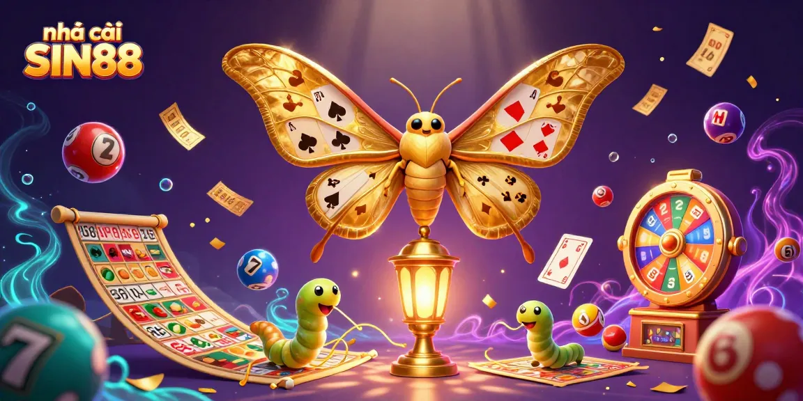 Play and win at nhà cái SIN88 with vibrant casino-themed characters and exciting game elements.