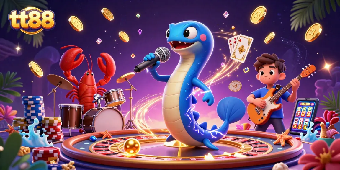Win big at tt88 with a vibrant underwater casino scene featuring action-packed gaming elements.