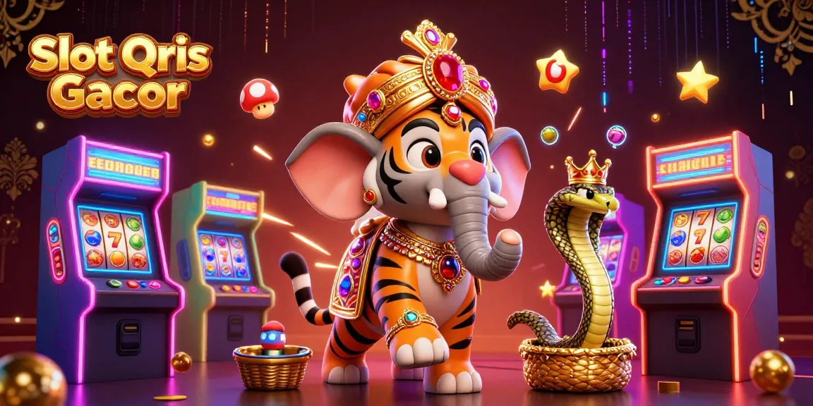 Win big with Slot Qris Gacor featuring vibrant 3D characters and dynamic casino elements