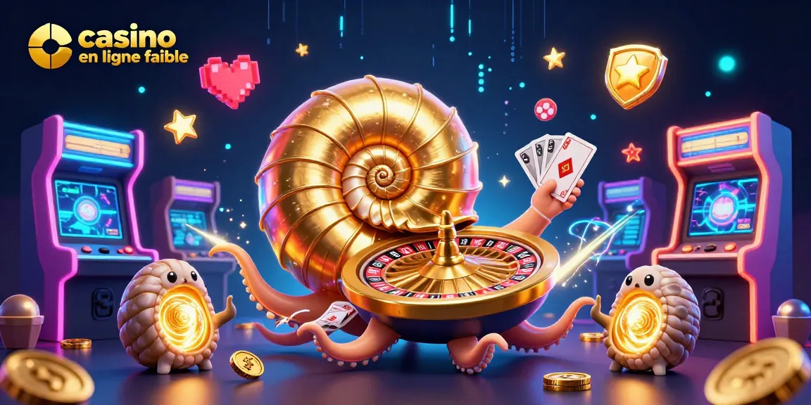Visuel de jeu captivant illustrant un casino en ligne fiable avec des caractères et machines 3D dynamiques.