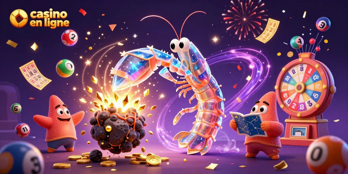Découvrez le monde captivant du casino en ligne avec une illustration dynamique de jeux.