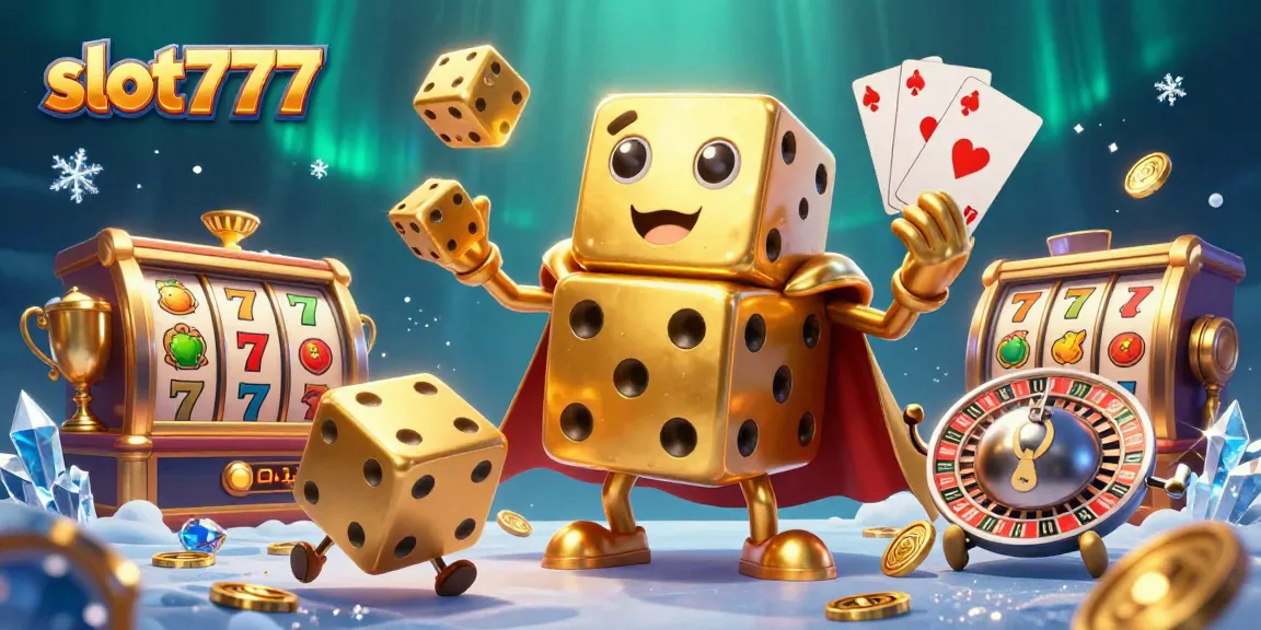 Engage with thrilling slot777 action in a vibrant casino-themed 3D illustration