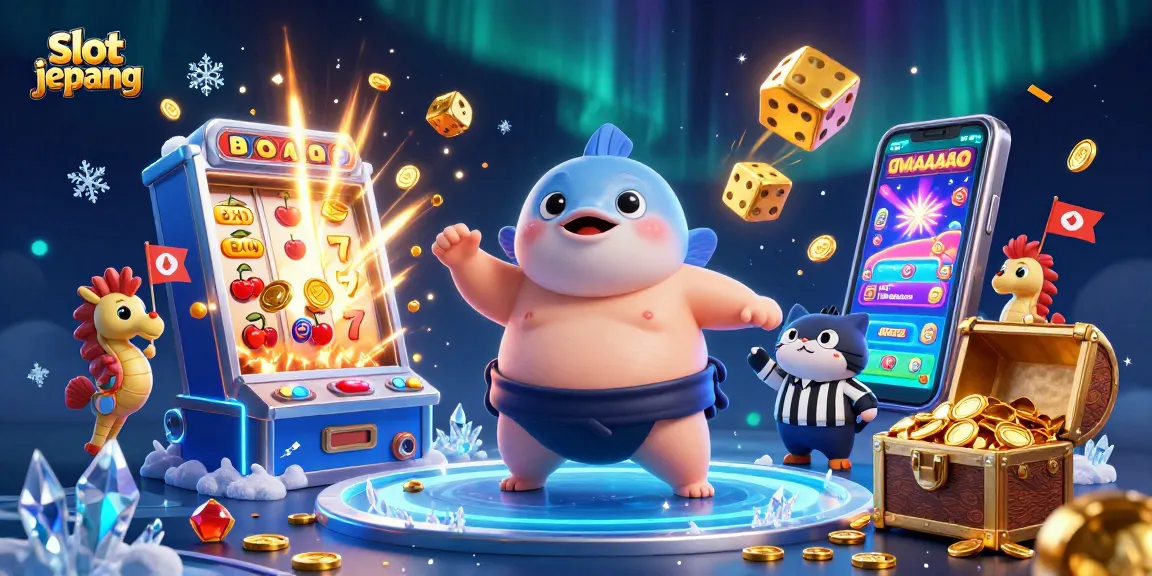 Experience the excitement of slot jepang with a lively underwater scene featuring dynamic characters and game elements.
