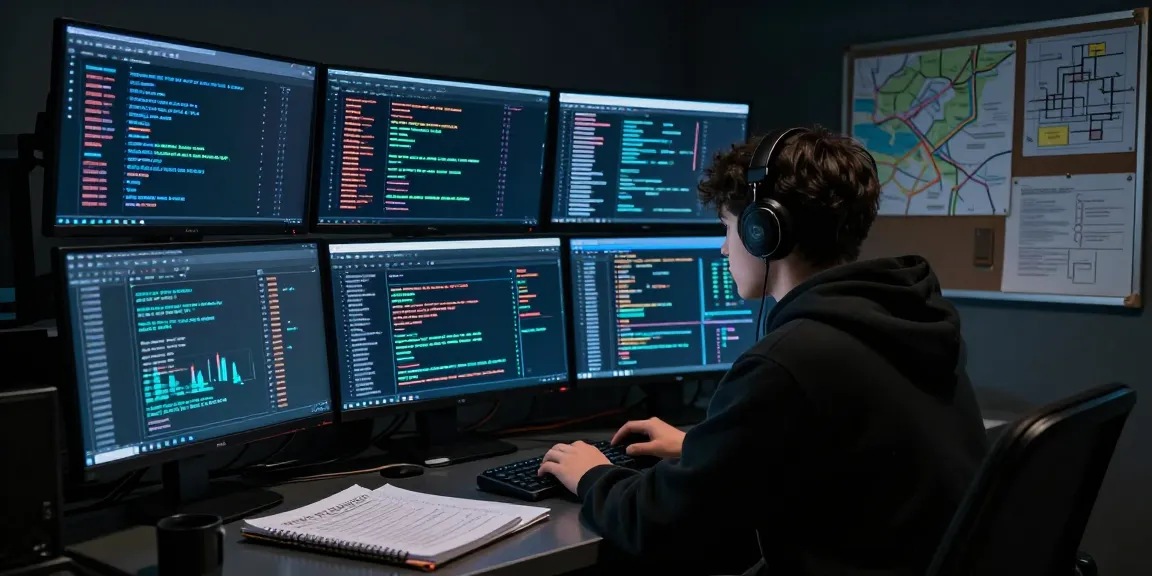 Exploring the Best Darknet Markets 2026 in a dark, tech-savvy environment with screens and analysis tools.