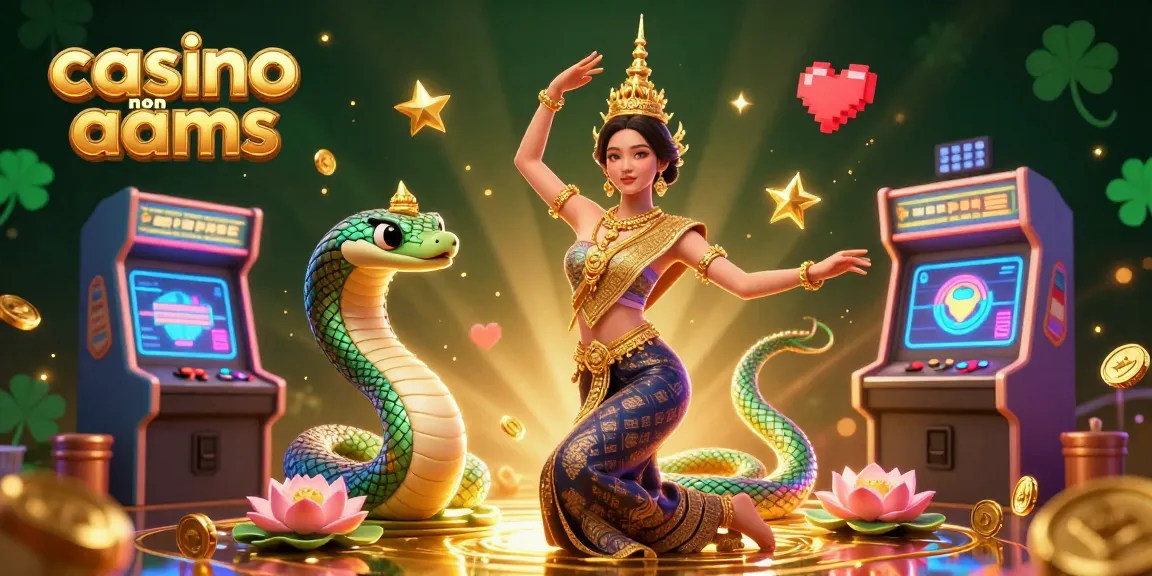 Impegnati in un gameplay emozionante nella vivace scena dei casino non AAMS con una ballerina tailandese e elementi arcade vibranti.