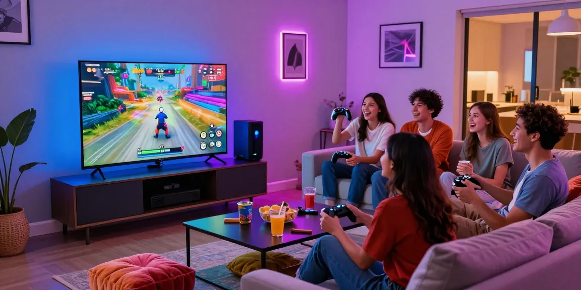 Engaging gaming session with friends on Indo Cair platform, showcasing fun and immersive entertainment.