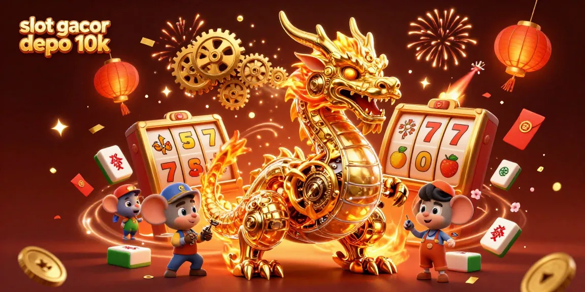 Menangkan hadiah besar dengan slot gacor depo 10k di dalam ilustrasi kasino online yang memukau.