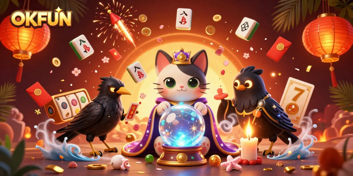 Experience thrilling gaming action with OKFUN’s vibrant 3D casino scene packed with adventure and excitement.