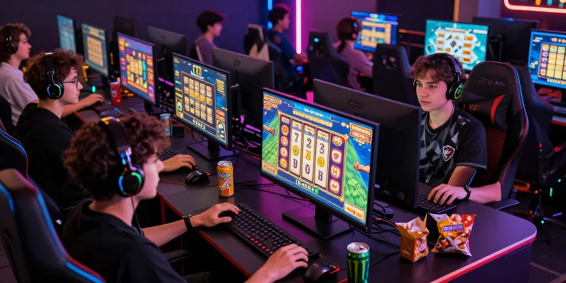 Pengalaman bermain slot online di BATIK88, https://keralabanking.com/thaythxd-sd-dawcons-vip-wan/ dengan suasana gamer yang penuh warna dan interaksi.