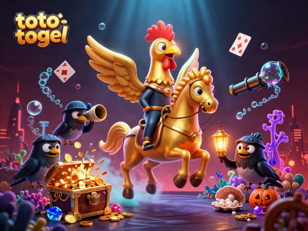 Engage in exciting toto togel with our vibrant casino illustration and dynamic characters.