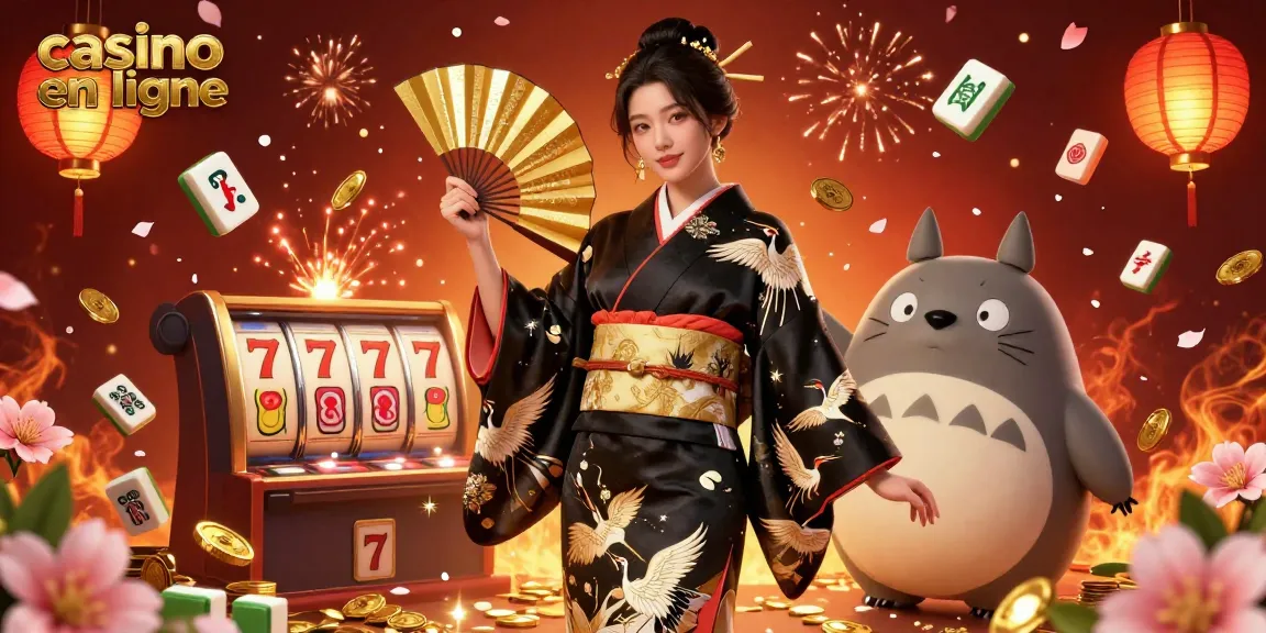 Participez à des expériences de casino en ligne palpitantes avec une scène dynamique mettant en vedette des personnages et des éléments vibrants.