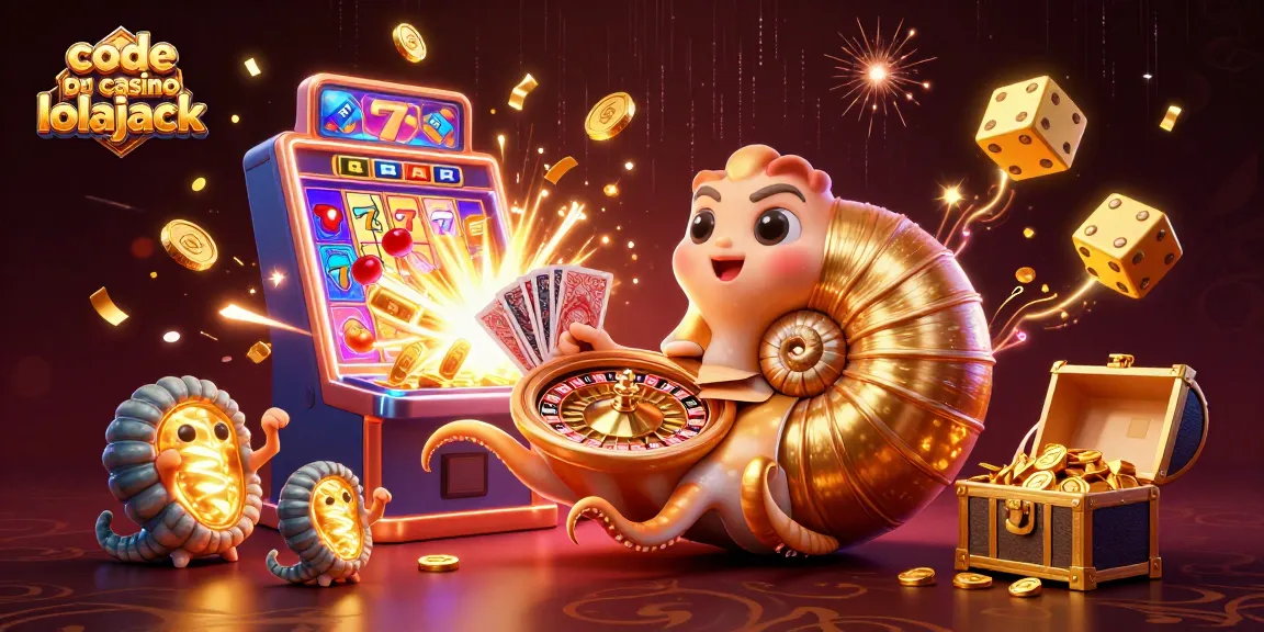 Code promo du casino lolajack : illustration dynamique des machines à sous et des jeux de casino