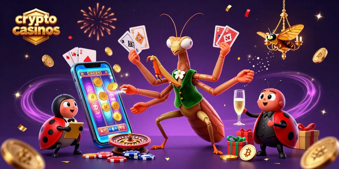 Découvrez des crypto casinos en pleine action avec des cartes et des gains instantanés dans une ambiance festive.