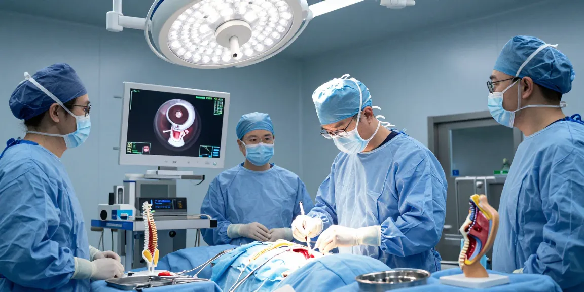 Minimally invasive dar kanal ameliyatı showcasing advanced surgical techniques and a dedicated medical team.