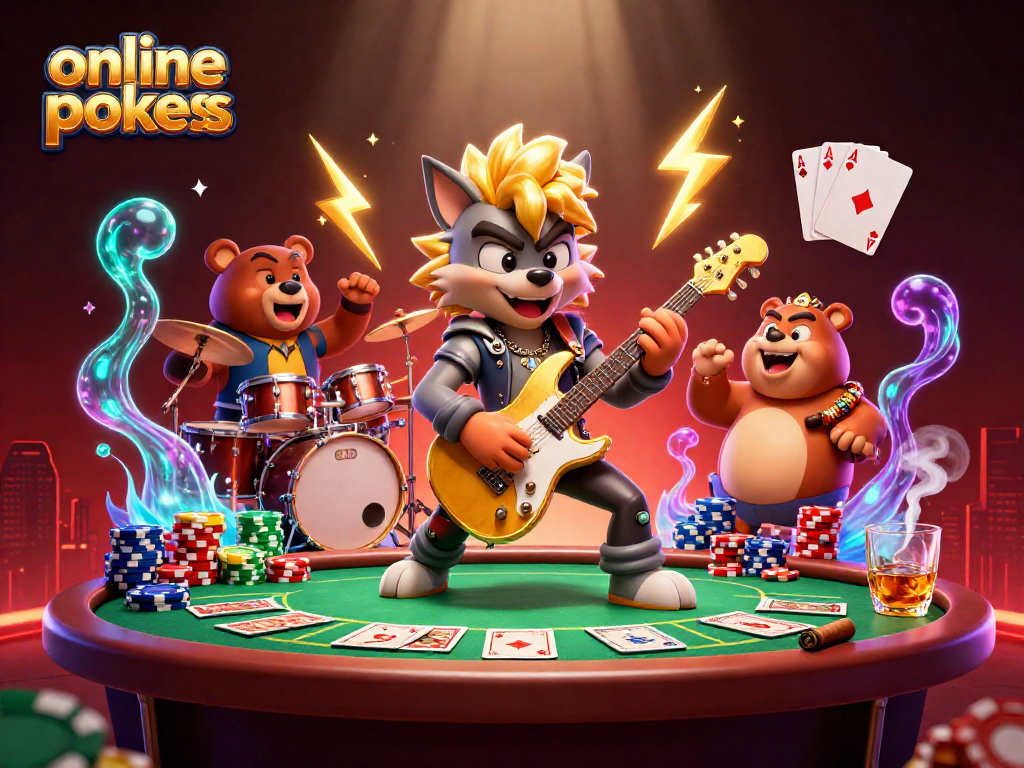 Experience thrilling online pokies action with a vibrant casino scene showcasing exciting gameplay.