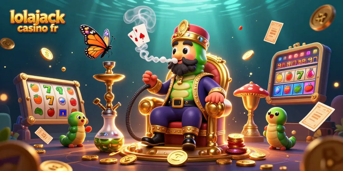 Win big at lolajack casino fr with vibrant 3D casino scene showcasing thrilling slot games and rich visuals.