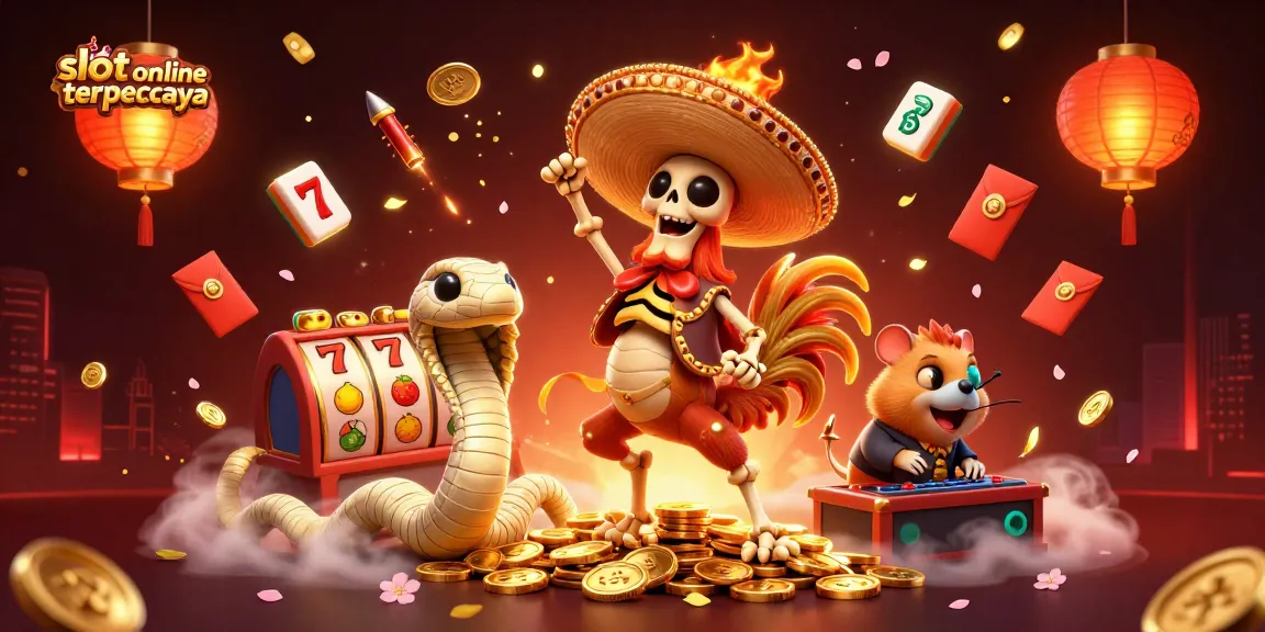 Menggali pengalaman bermain di slot online terpercaya dengan karakter dan elemen kasino yang meriah.