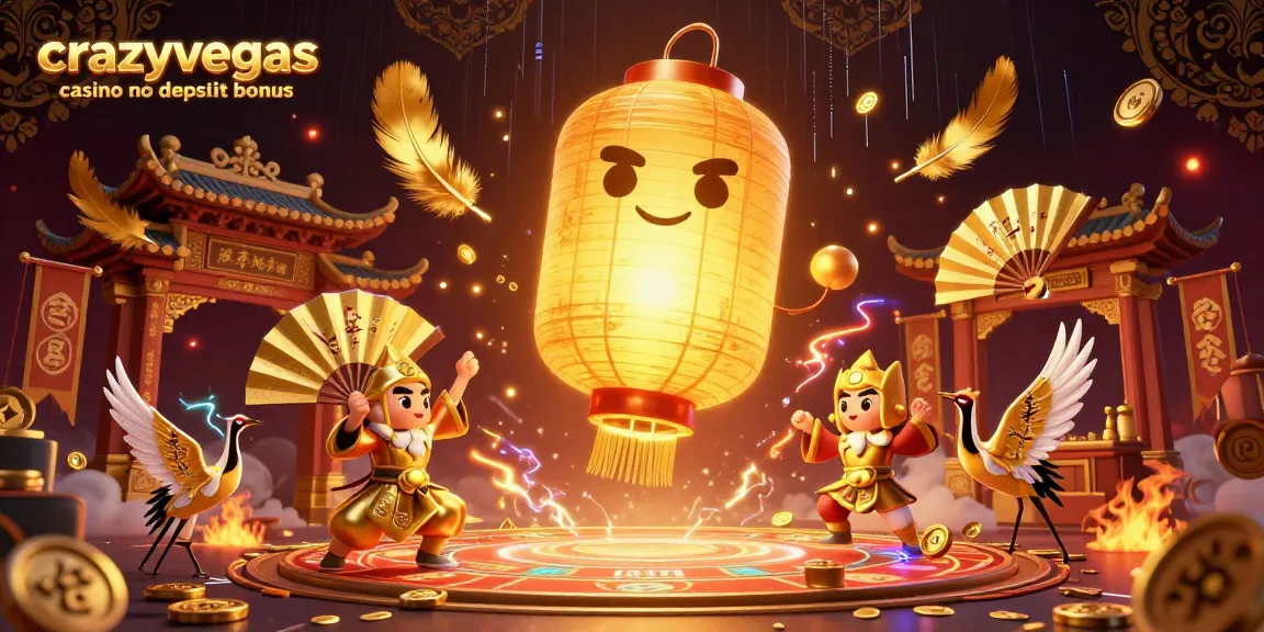 Experience the thrill of winning at crazyvegas casino no deposit bonus with vibrant characters, gold coins, and casino elements.
